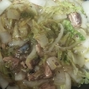 白菜とサバ缶のトロトロ煮